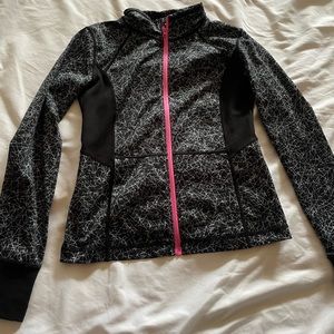 Brand Z by Zella size large 10/12 girls super cute jacket w zipper